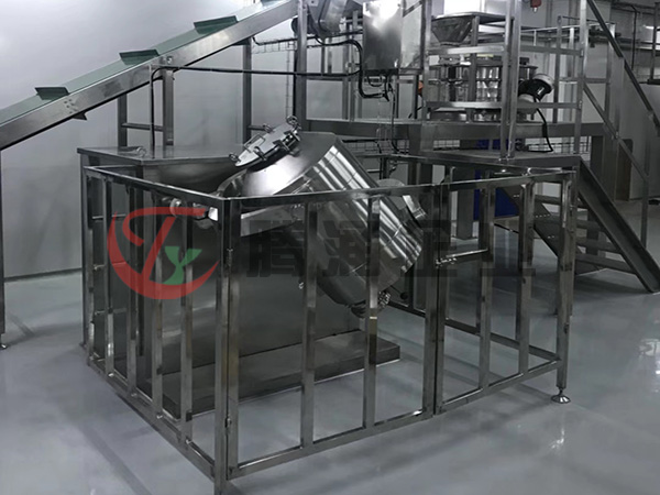 三維混合機(jī)客戶(hù)現(xiàn)場(chǎng)